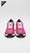 Hype pink statement sneakers